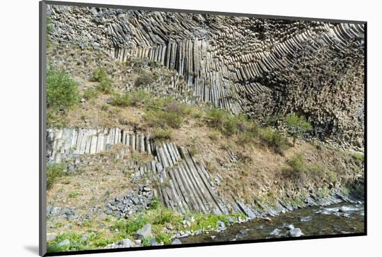 Symphony of Stones, Basalt columns formation along Garni gorge, Kotayk Province, Armenia, Caucasus,-G&M Therin-Weise-Mounted Photographic Print