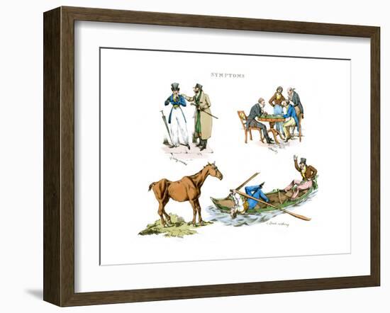 Symptoms of Being Amused, 1822-Henry Thomas Alken-Framed Giclee Print