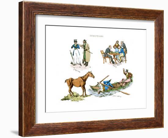 Symptoms of Being Amused, 1822-Henry Thomas Alken-Framed Giclee Print