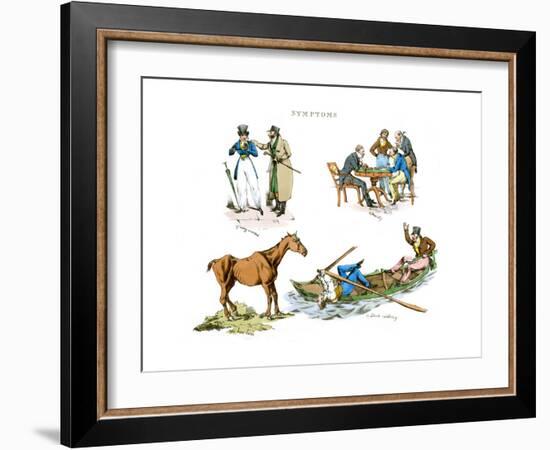 Symptoms of Being Amused, 1822-Henry Thomas Alken-Framed Giclee Print