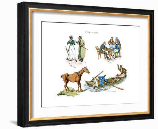 Symptoms of Being Amused, 1822-Henry Thomas Alken-Framed Giclee Print