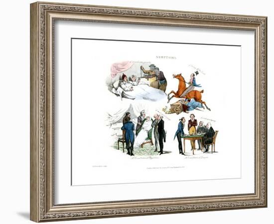 Symptoms of Being Amused, 1822-Henry Thomas Alken-Framed Giclee Print