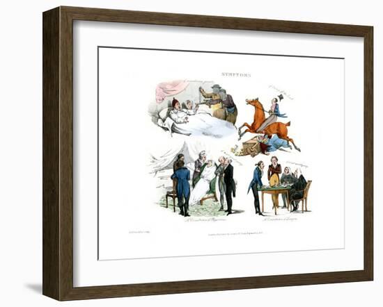 Symptoms of Being Amused, 1822-Henry Thomas Alken-Framed Giclee Print