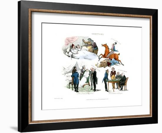 Symptoms of Being Amused, 1822-Henry Thomas Alken-Framed Giclee Print