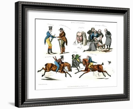 Symptoms of Being Amused, 1822-Henry Thomas Alken-Framed Giclee Print