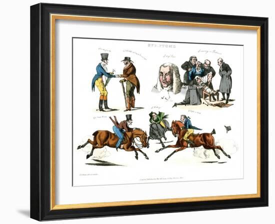 Symptoms of Being Amused, 1822-Henry Thomas Alken-Framed Giclee Print