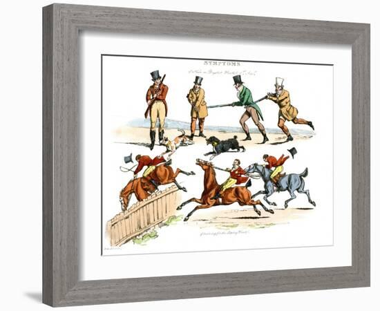 Symptoms of Being Amused, 1822-Henry Thomas Alken-Framed Giclee Print