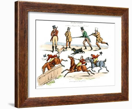 Symptoms of Being Amused, 1822-Henry Thomas Alken-Framed Giclee Print