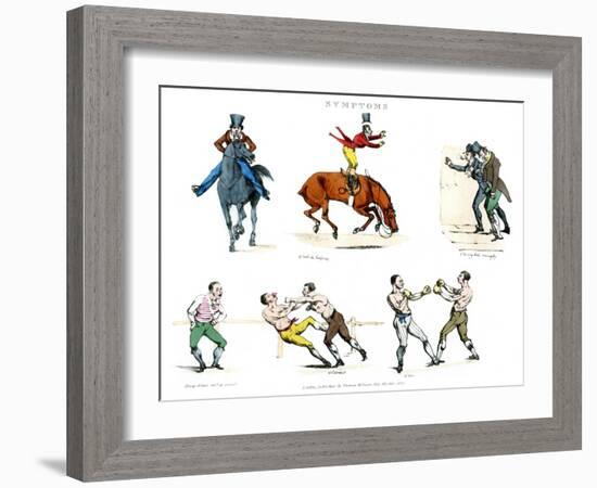 Symptoms of Being Amused, 1822-Henry Thomas Alken-Framed Giclee Print