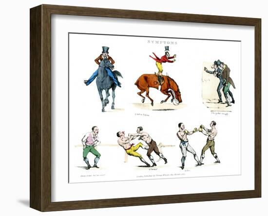 Symptoms of Being Amused, 1822-Henry Thomas Alken-Framed Giclee Print