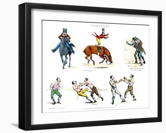 Symptoms of Being Amused, 1822-Henry Thomas Alken-Framed Giclee Print