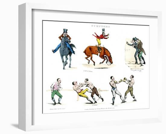 Symptoms of Being Amused, 1822-Henry Thomas Alken-Framed Giclee Print