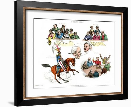 Symptoms of Being Amused, 1822-Henry Thomas Alken-Framed Giclee Print