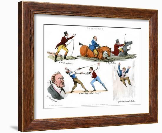 Symptoms of Being Amused, 1822-Henry Thomas Alken-Framed Giclee Print
