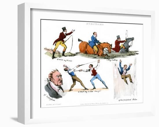 Symptoms of Being Amused, 1822-Henry Thomas Alken-Framed Giclee Print