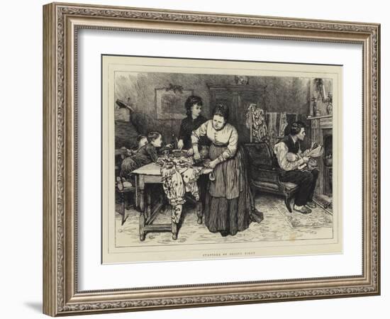 Symptoms of Boxing Night-Charles Green-Framed Giclee Print