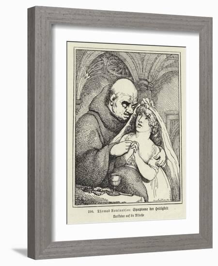 Symptoms of Sanctity-Thomas Rowlandson-Framed Giclee Print