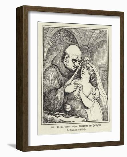 Symptoms of Sanctity-Thomas Rowlandson-Framed Giclee Print