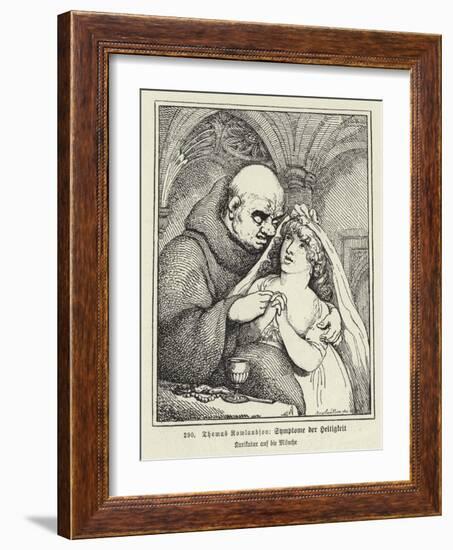 Symptoms of Sanctity-Thomas Rowlandson-Framed Giclee Print