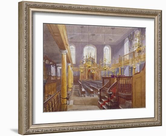 Synagogue, Bevis Marks, City of London, 1884-John Crowther-Framed Giclee Print