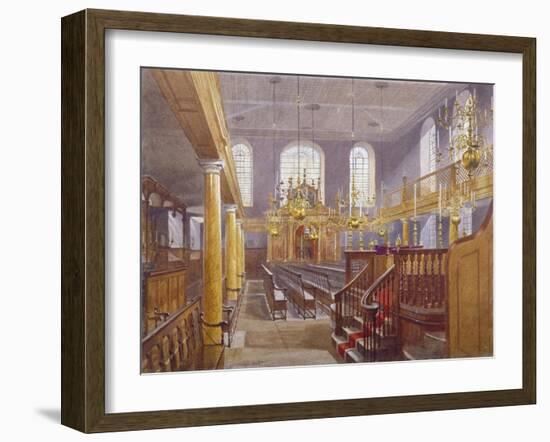 Synagogue, Bevis Marks, City of London, 1884-John Crowther-Framed Giclee Print