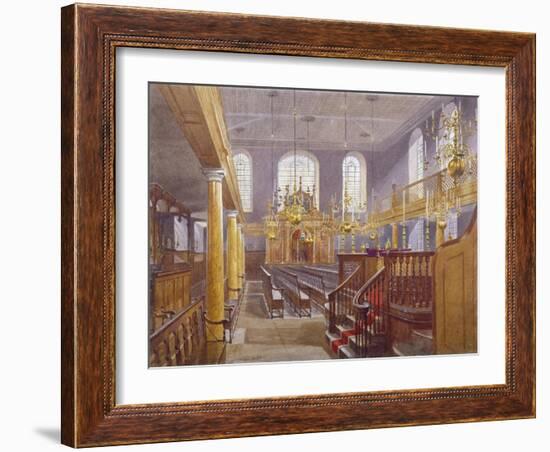 Synagogue, Bevis Marks, City of London, 1884-John Crowther-Framed Giclee Print