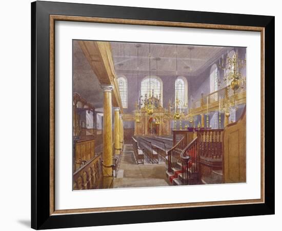 Synagogue, Bevis Marks, City of London, 1884-John Crowther-Framed Giclee Print