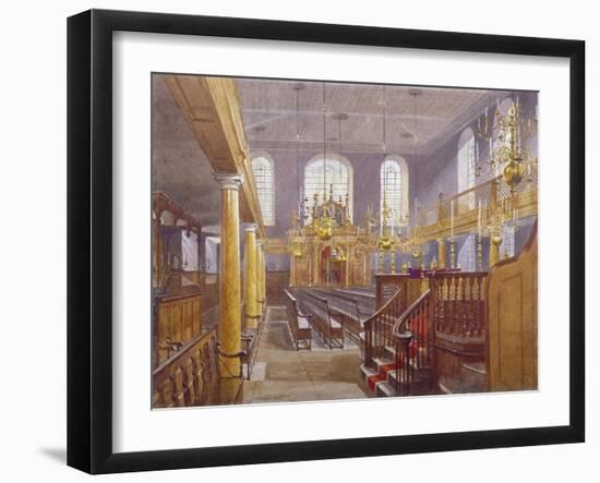 Synagogue, Bevis Marks, City of London, 1884-John Crowther-Framed Giclee Print