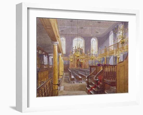 Synagogue, Bevis Marks, City of London, 1884-John Crowther-Framed Giclee Print