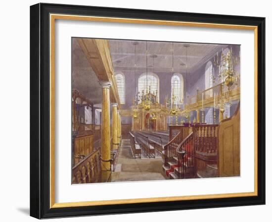 Synagogue, Bevis Marks, City of London, 1884-John Crowther-Framed Giclee Print