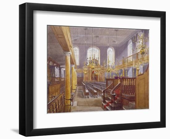 Synagogue, Bevis Marks, City of London, 1884-John Crowther-Framed Premium Giclee Print