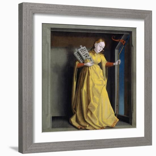 Synagogue from the Heilspiegel Altarpiece, c.1435-Konrad Witz-Framed Giclee Print