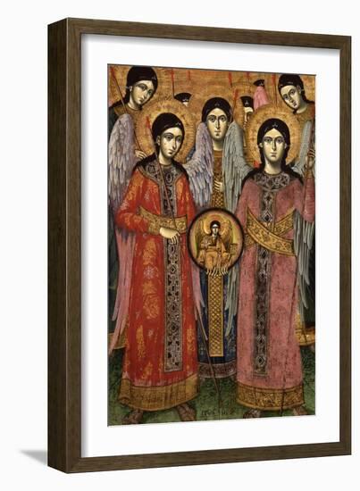 Synaxis (Assembly) of the Archangels-null-Framed Art Print