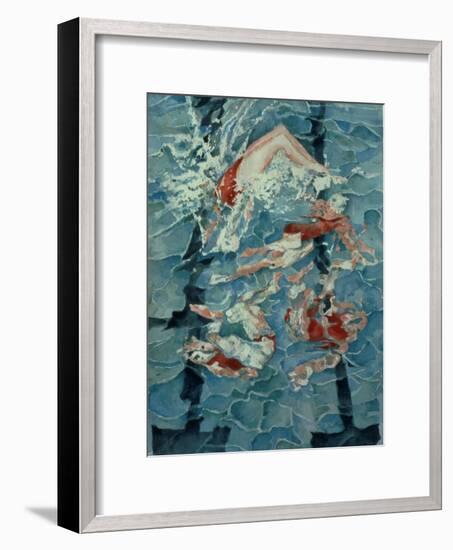 Synchronised Swimming, 1989-Gareth Lloyd Ball-Framed Giclee Print