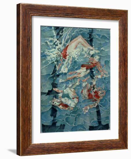 Synchronised Swimming, 1989-Gareth Lloyd Ball-Framed Giclee Print