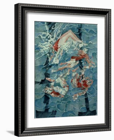 Synchronised Swimming, 1989-Gareth Lloyd Ball-Framed Giclee Print