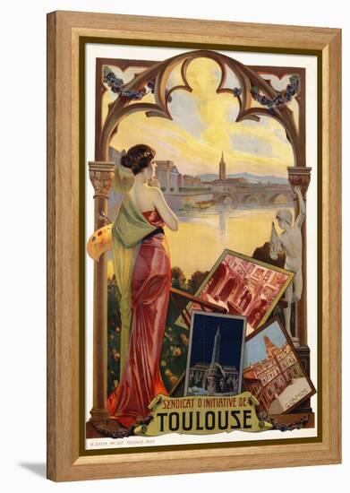 Syndicat D'Initiative De Toulouse Poster-null-Framed Premier Image Canvas