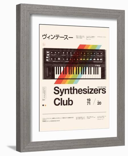 Synthesizers Club-Florent Bodart-Framed Giclee Print