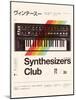 Synthesizers Club-Florent Bodart-Mounted Giclee Print