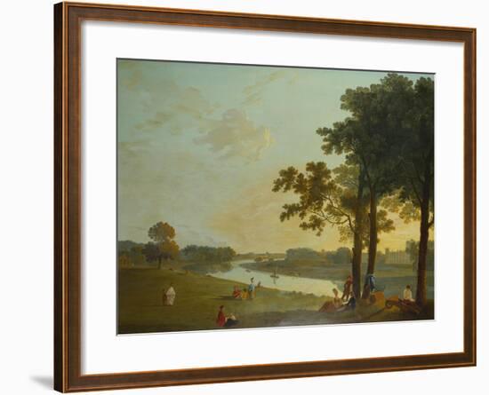 Syon House from Richmond Gardens-Richard Wilson-Framed Giclee Print