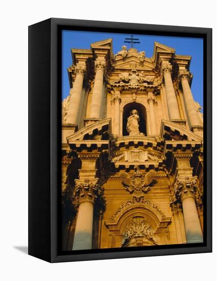 Syracuse Cathedral, Syracuse, Sicily, Italy, Europe-Sheila Terry-Framed Premier Image Canvas