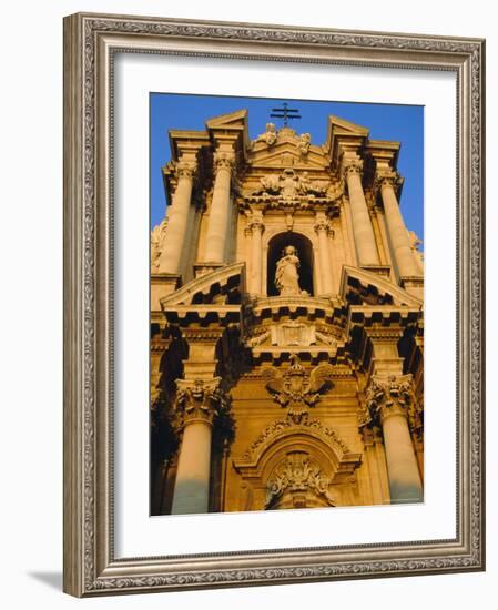 Syracuse Cathedral, Syracuse, Sicily, Italy, Europe-Sheila Terry-Framed Photographic Print