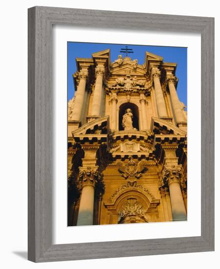 Syracuse Cathedral, Syracuse, Sicily, Italy, Europe-Sheila Terry-Framed Photographic Print