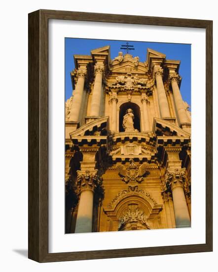 Syracuse Cathedral, Syracuse, Sicily, Italy, Europe-Sheila Terry-Framed Photographic Print