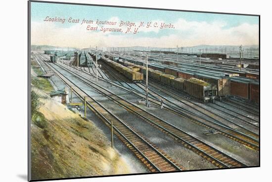 Syracuse Rail Yards-null-Mounted Art Print