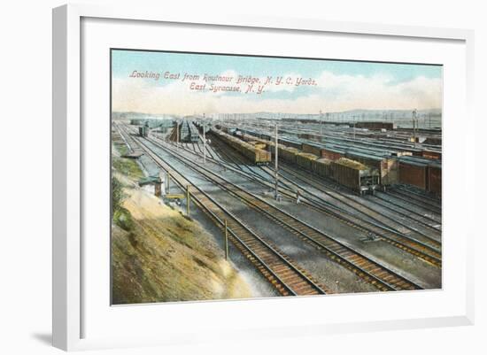 Syracuse Rail Yards--Framed Art Print