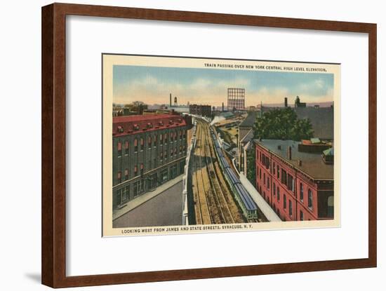 Syracuse Train, New York State-null-Framed Art Print