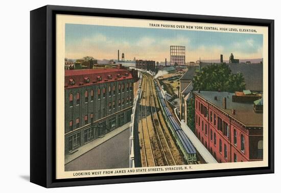 Syracuse Train, New York State-null-Framed Stretched Canvas