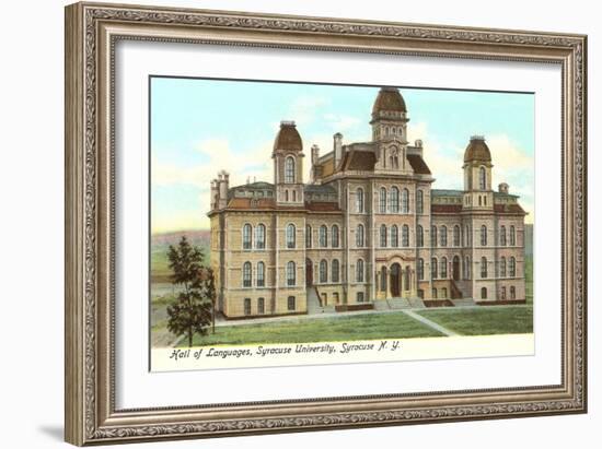 Syracuse University, New York-null-Framed Art Print