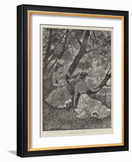 Syrens-Richard Caton Woodville II-Framed Giclee Print